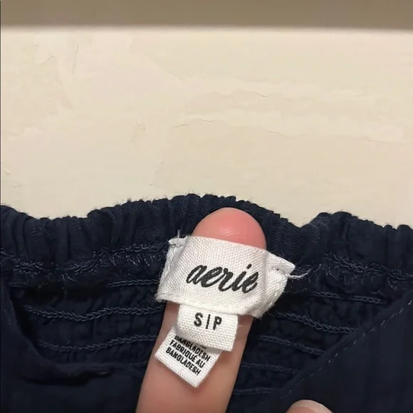 Navy Blue Women's Top - Picture 2 of 4